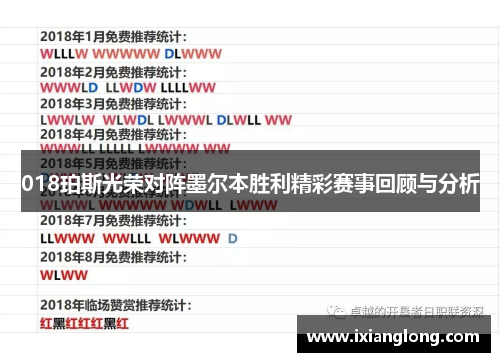 018珀斯光荣对阵墨尔本胜利精彩赛事回顾与分析